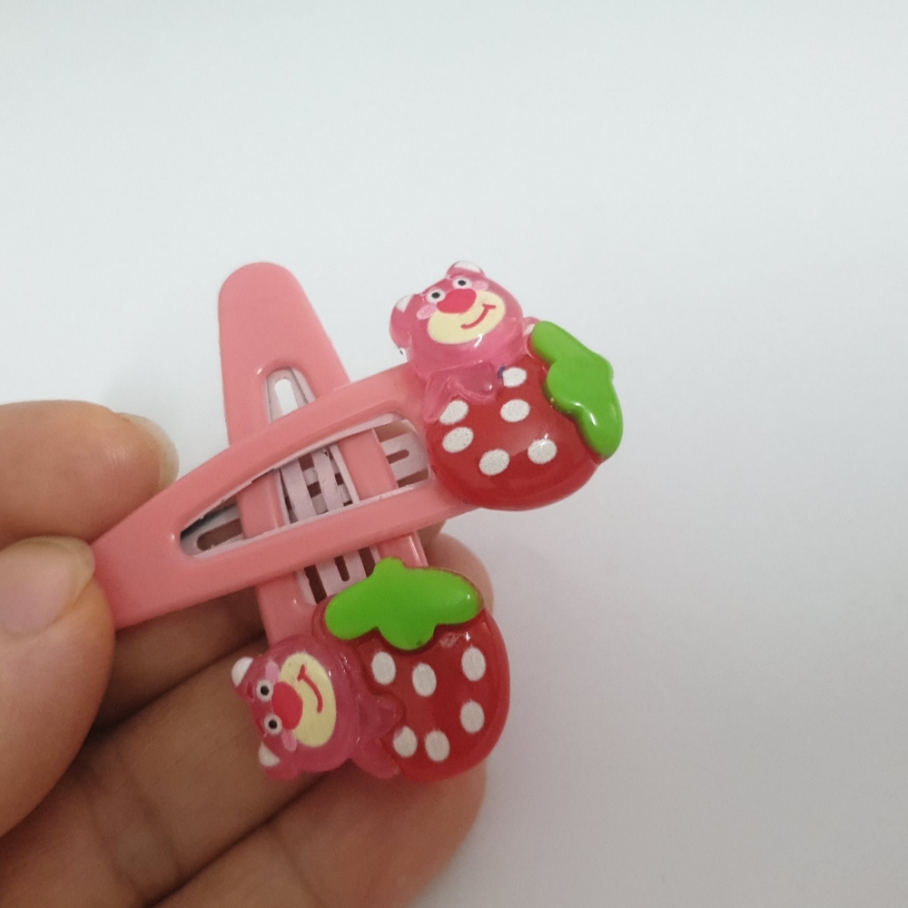 hair clips, girls ,pink